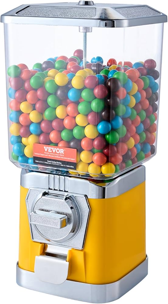 Amazon.co.jp: VEVOR ガムボールマシン 高さ17インチ ホームキャンディ