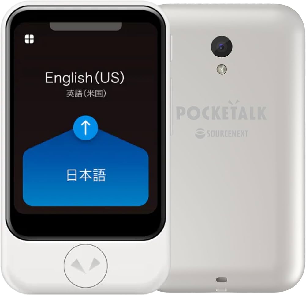 Amazon.co.jp: AI翻訳機 POCKETALK(ポケトーク)S グローバル通信2年付