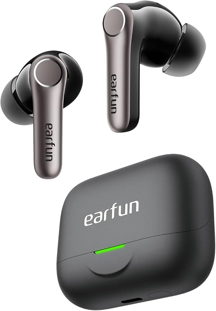 EarFun Air Pro 4+ Adaptive Noise Cancelling Earbuds, Bluetooth 6.0
