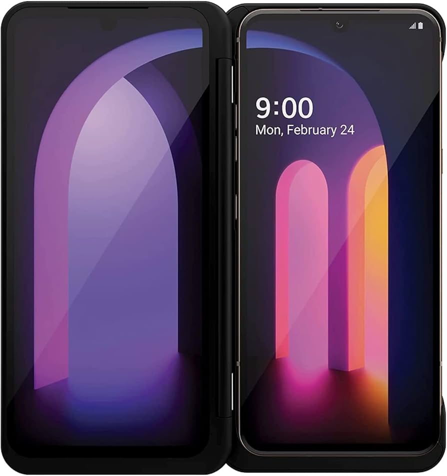 Amazon.com: Dual Screen Case for LG V60 ThinQ 5G - Black (LM-V605N