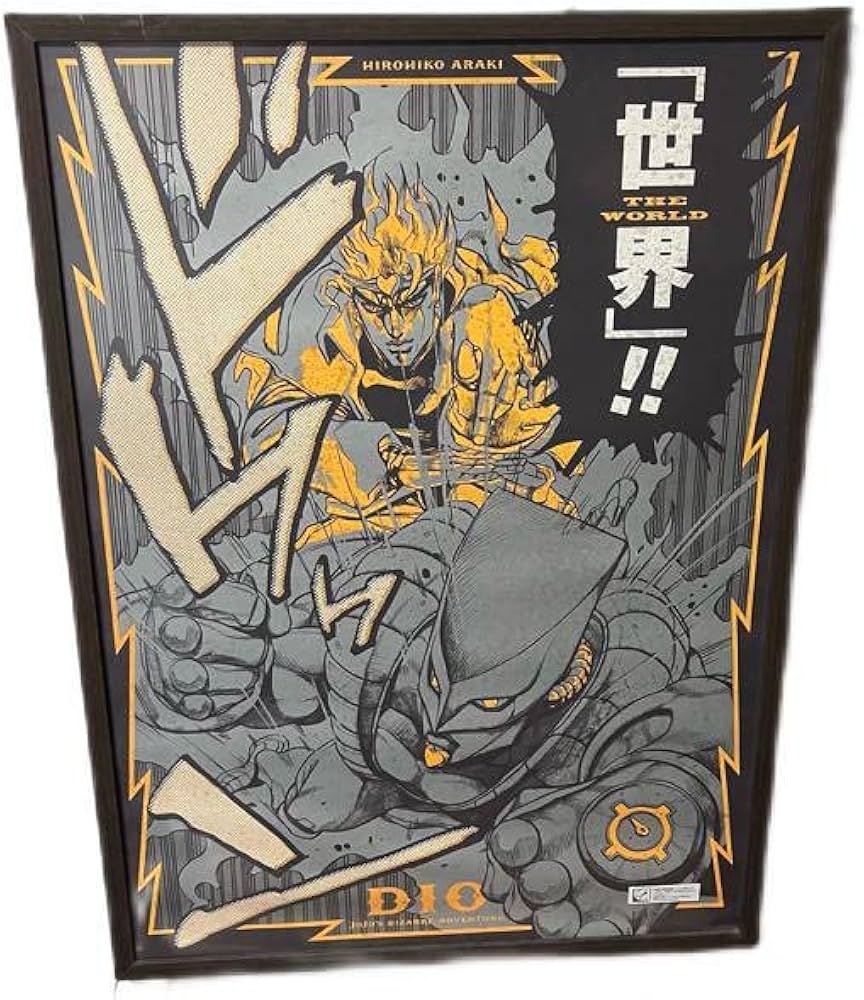 Amazon.co.jp: ジョジョ展 大阪限定 A1 ポスター DIO ザワールド