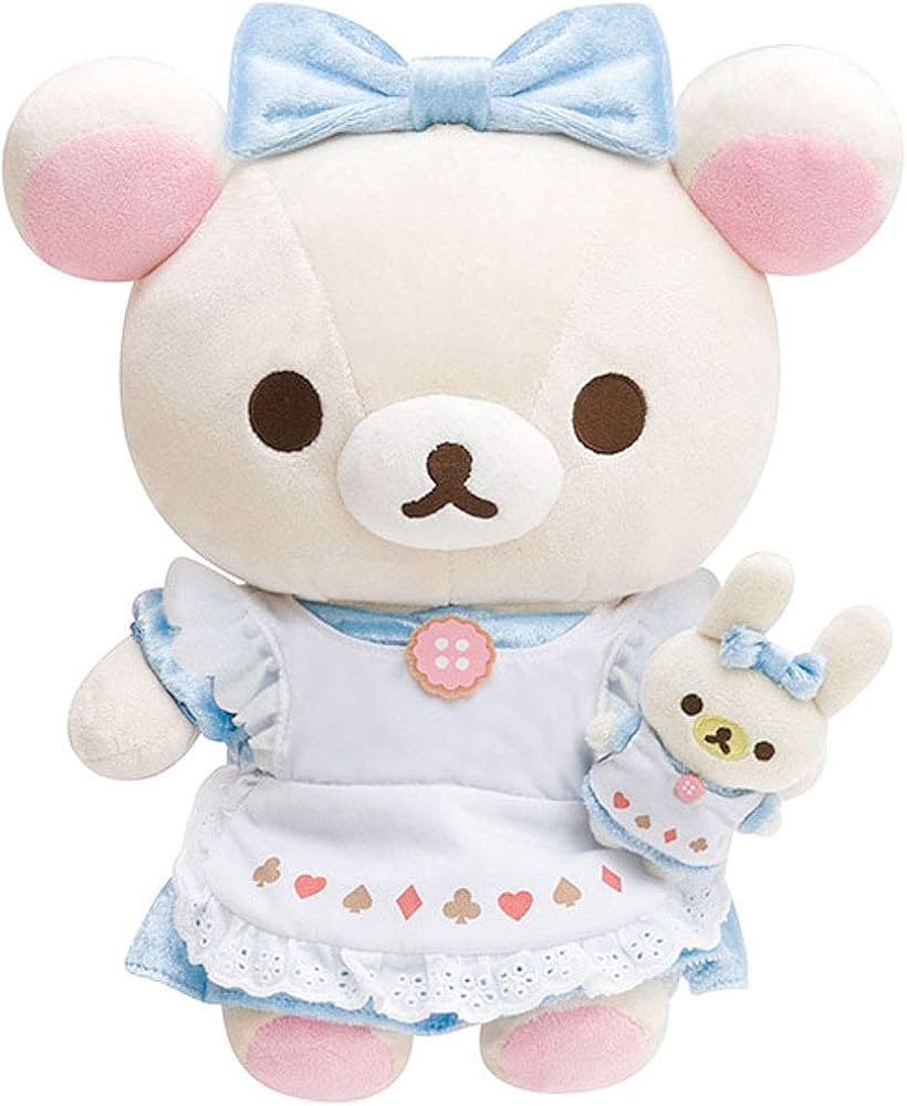 Amazon.co.jp: リラックマ 不思議の国のリラックマ ぬいぐるみM