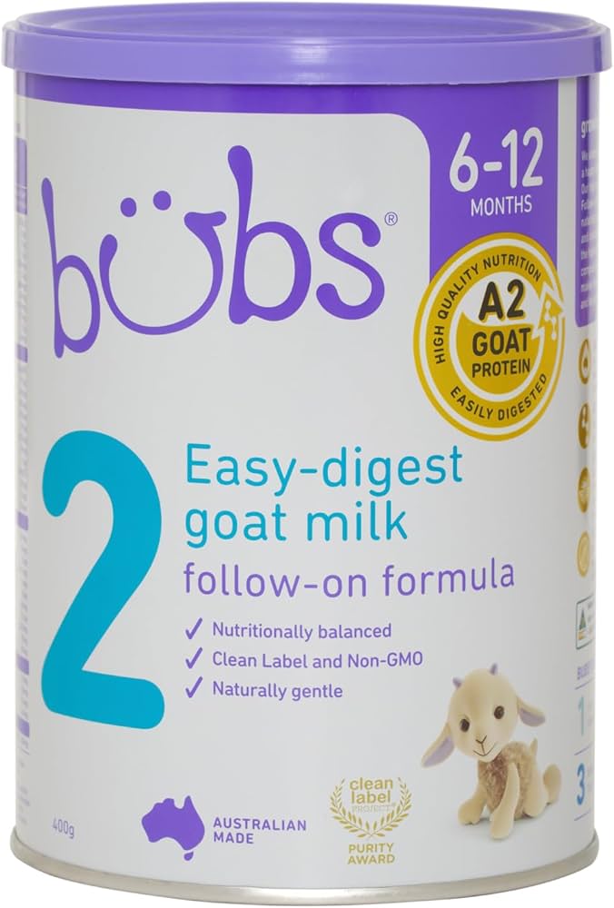 Amazon.com: Bubs Goat Milk Infant Formula Stage 2, Infants 6-12
