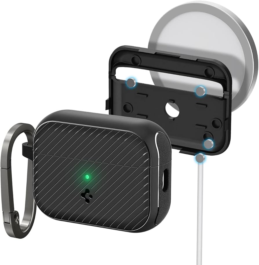 Amazon | Spigen Airpods Pro2 ケース Magsafe 磁気充電対応