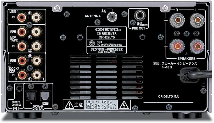 Amazon.co.jp: ONKYO CD/FMチューナーアンプ 60W+60W(4Ω) CR-D2LTD(H
