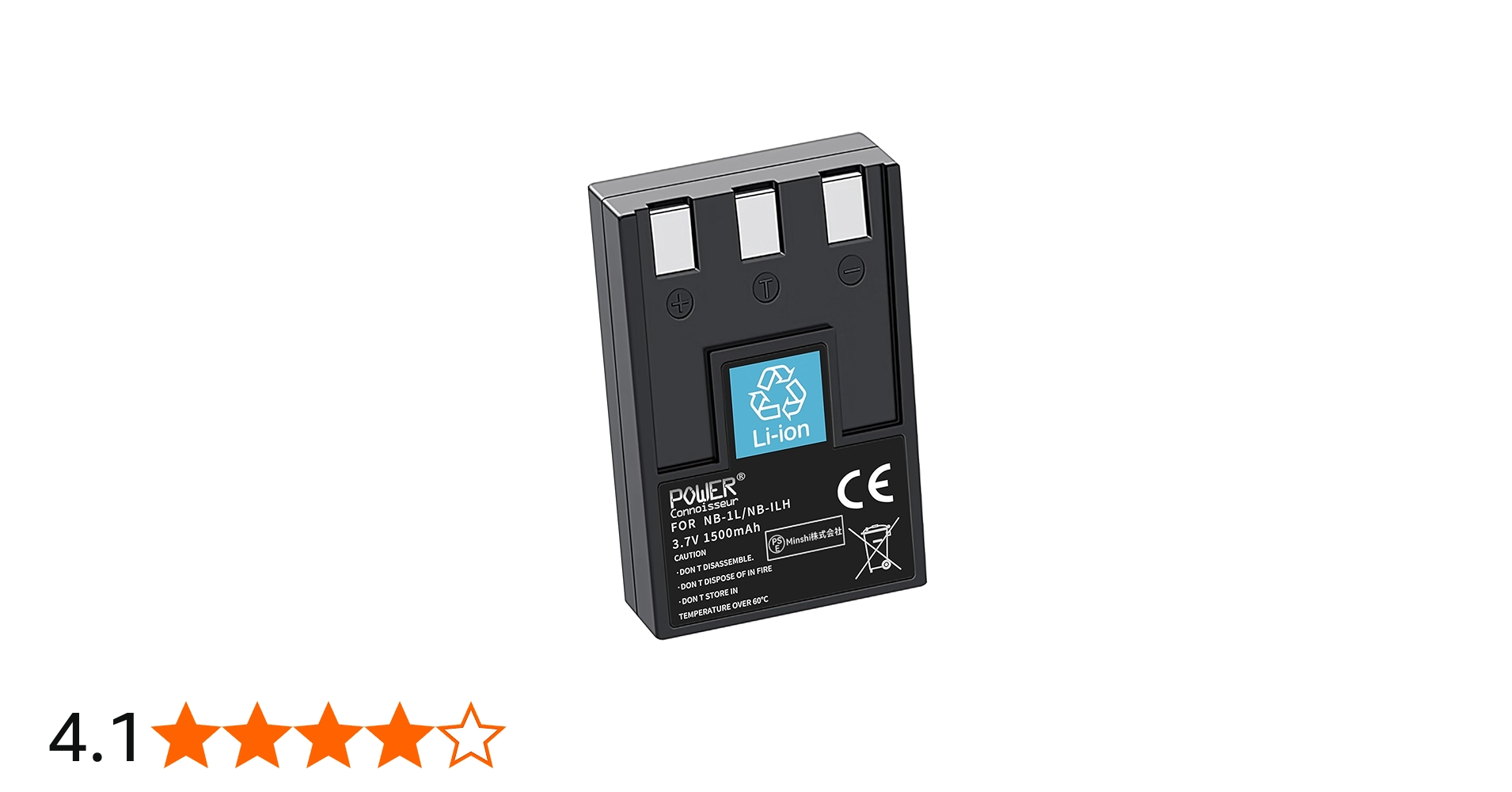 Amazon | 「Power-connoisseur」 Canon対応 リチウムイオン充電池NB