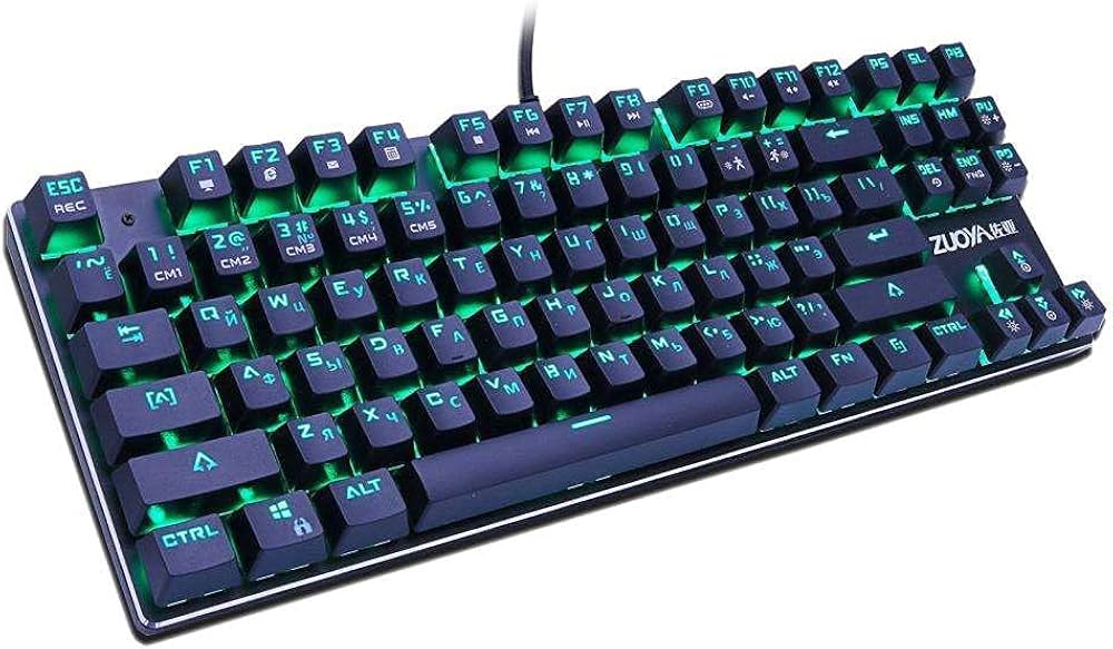 Amazon | IPOTCH ZUOYA X51メカニカルゲーミングキーボード、87キーRGB