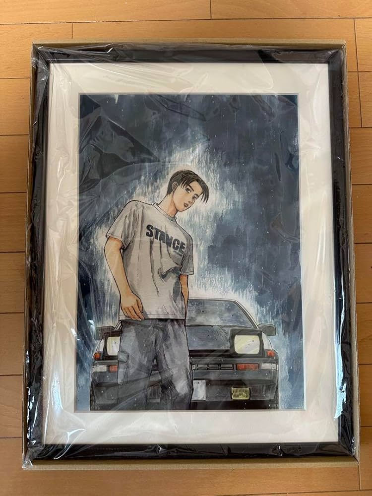 Amazon.co.jp: 頭文字D 複製原画 藤原拓海×AE86 : おもちゃ
