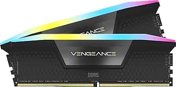 CORSAIR VENGEANCE RGB DDR5 RAM 64GB (2x32GB) 5600MHz CL36 Intel