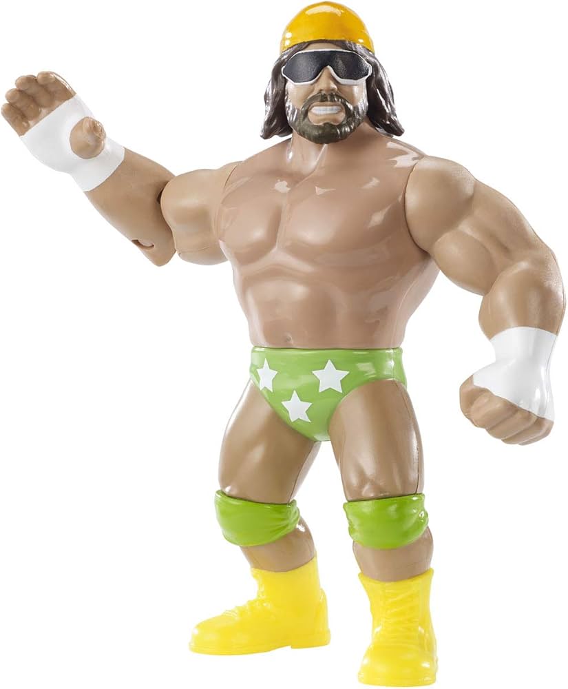 Amazon.com: WWE Macho Man Randy Savage Retro App 4.5-inch Figures