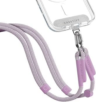 Amazon.com: CASETiFY 8mm Rope Cross Body Strap with Card - Lilac