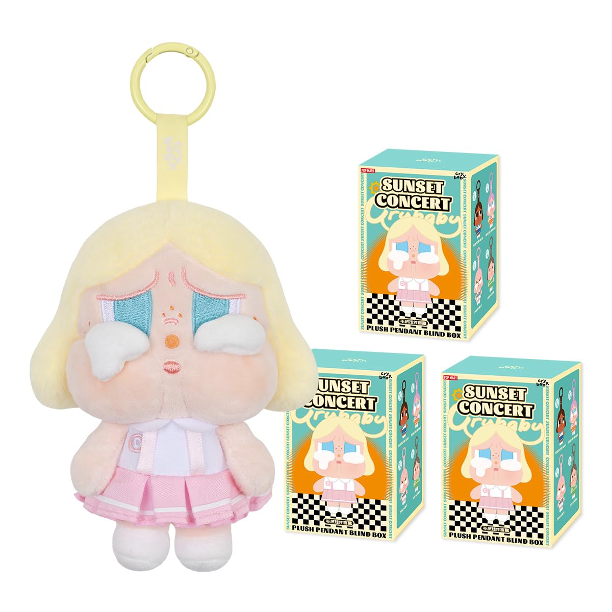 Amazon.co.jp: POP MART CRYBABY Sunset Concert Series-Plush Pendant