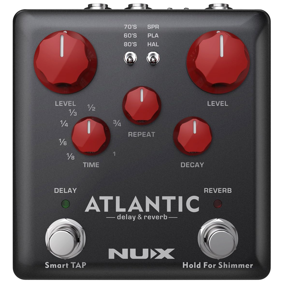 Amazon.com: NUX Atlantic Multi Delay and ReverbPedal with Inside