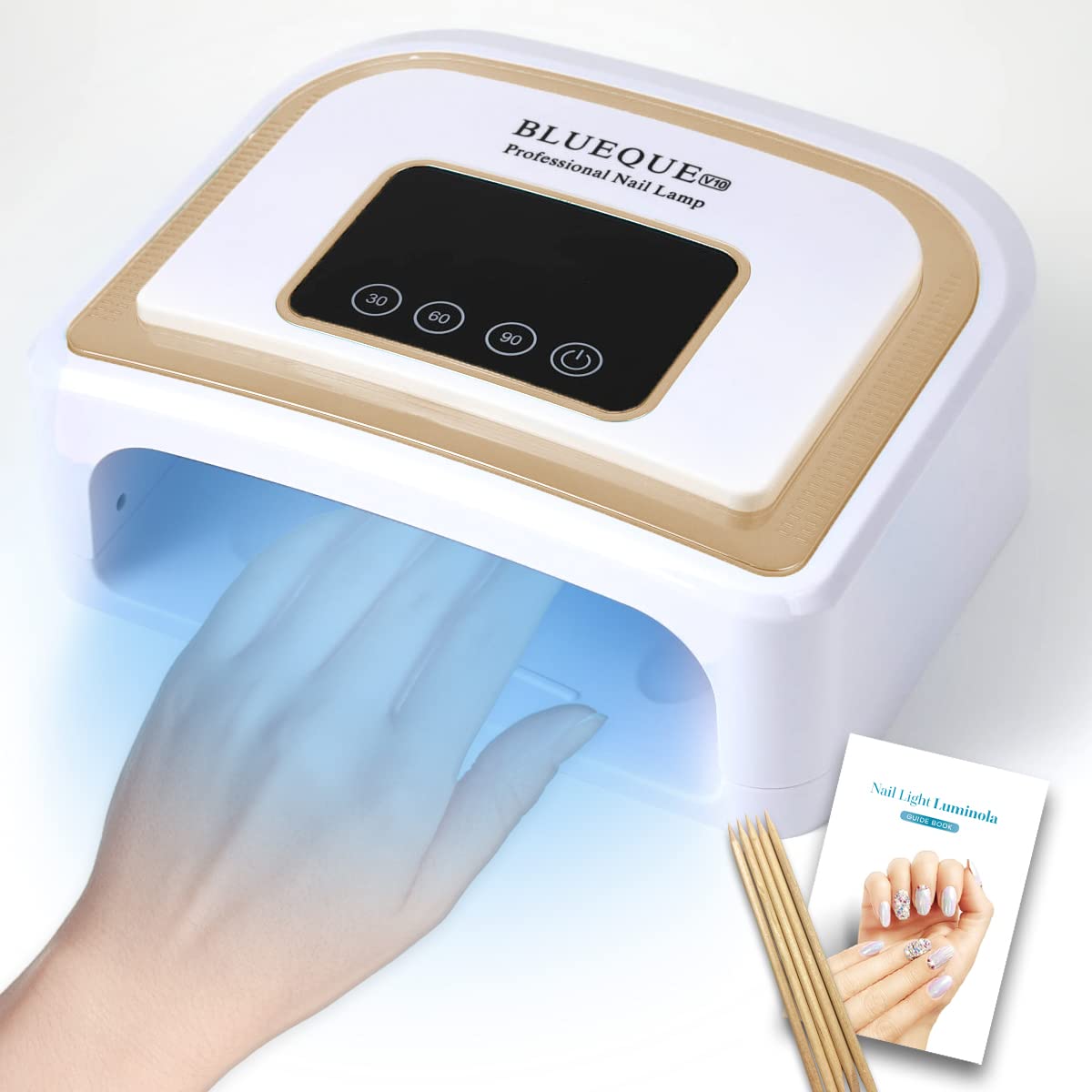 Amazon.co.jp: ネイリスト監修 ネイルライト コードレス プロ用 充電式