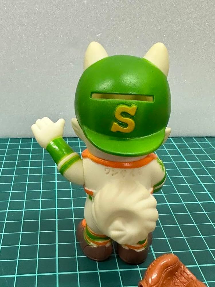 Amazon.co.jp: ワンサくん三和銀行ソフビフィギュア貯金箱ソフビ人形