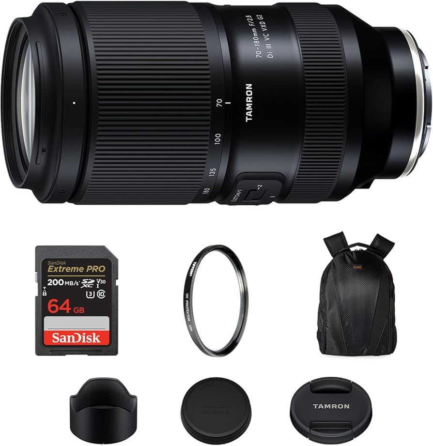 Amazon.com : Tamron 70-180mm f/2.8 Di III VC VXD G2 Lens (Sony E