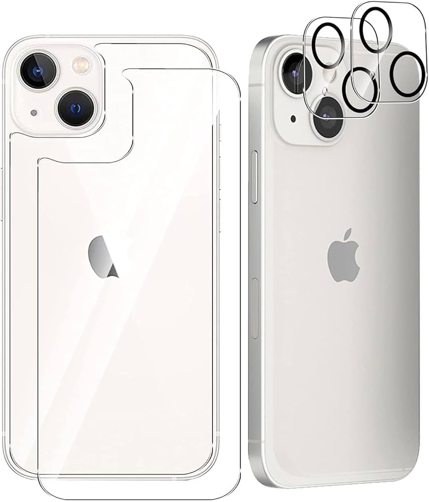 Amazon | 【4枚入り】For iPhone13 mini 背面ガラスフィルム+カメラ