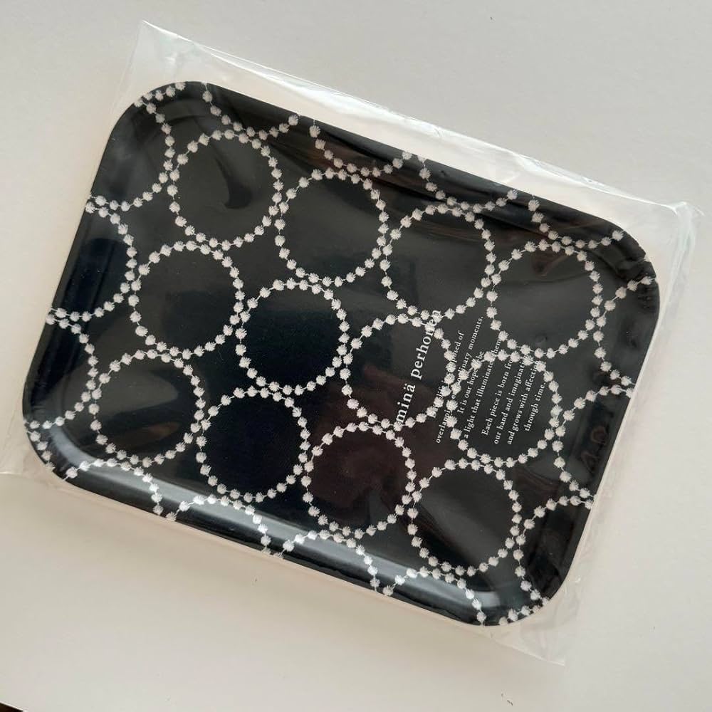 Amazon.co.jp: ミナペルホネン タンバリン トレイ 小 ネイビー