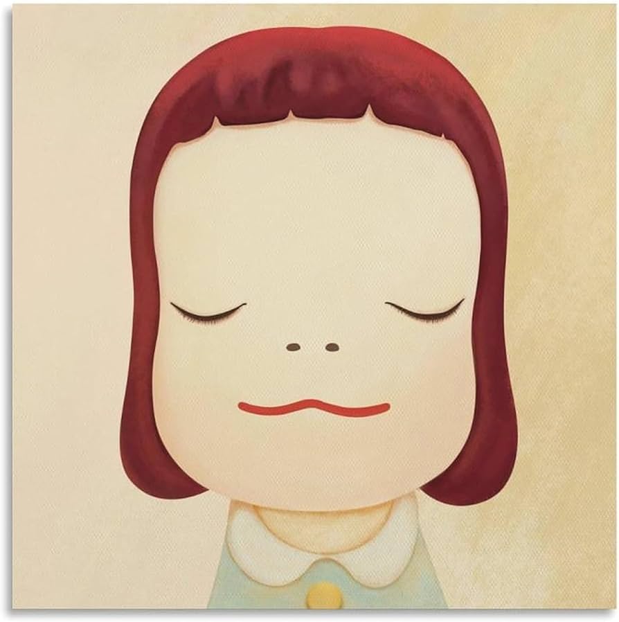 Amazon.co.jp: 奈良美智ポスター《人間不信の少女》ウォールアート日本