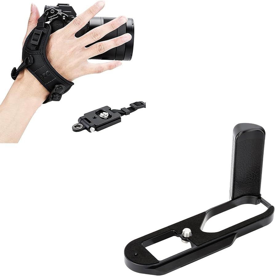 Amazon.com: Metal Hand Grip for Leica Q3/Q3 43 + Hand Grip Strap