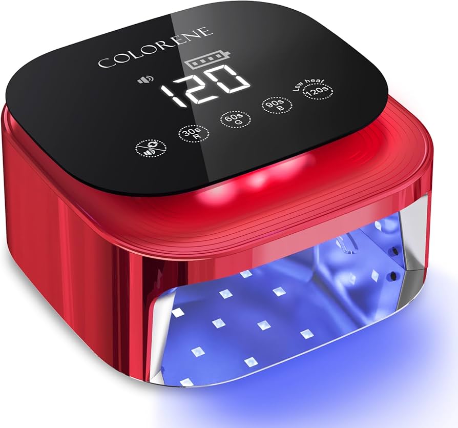 Amazon | コードレス UV LED ネイルランプ、60W 充電式ネイル