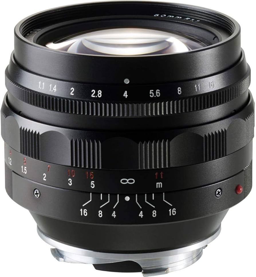 Voigtlander Nokton 50mm f/1.1 Leica M Mount Lens - Black : Amazon
