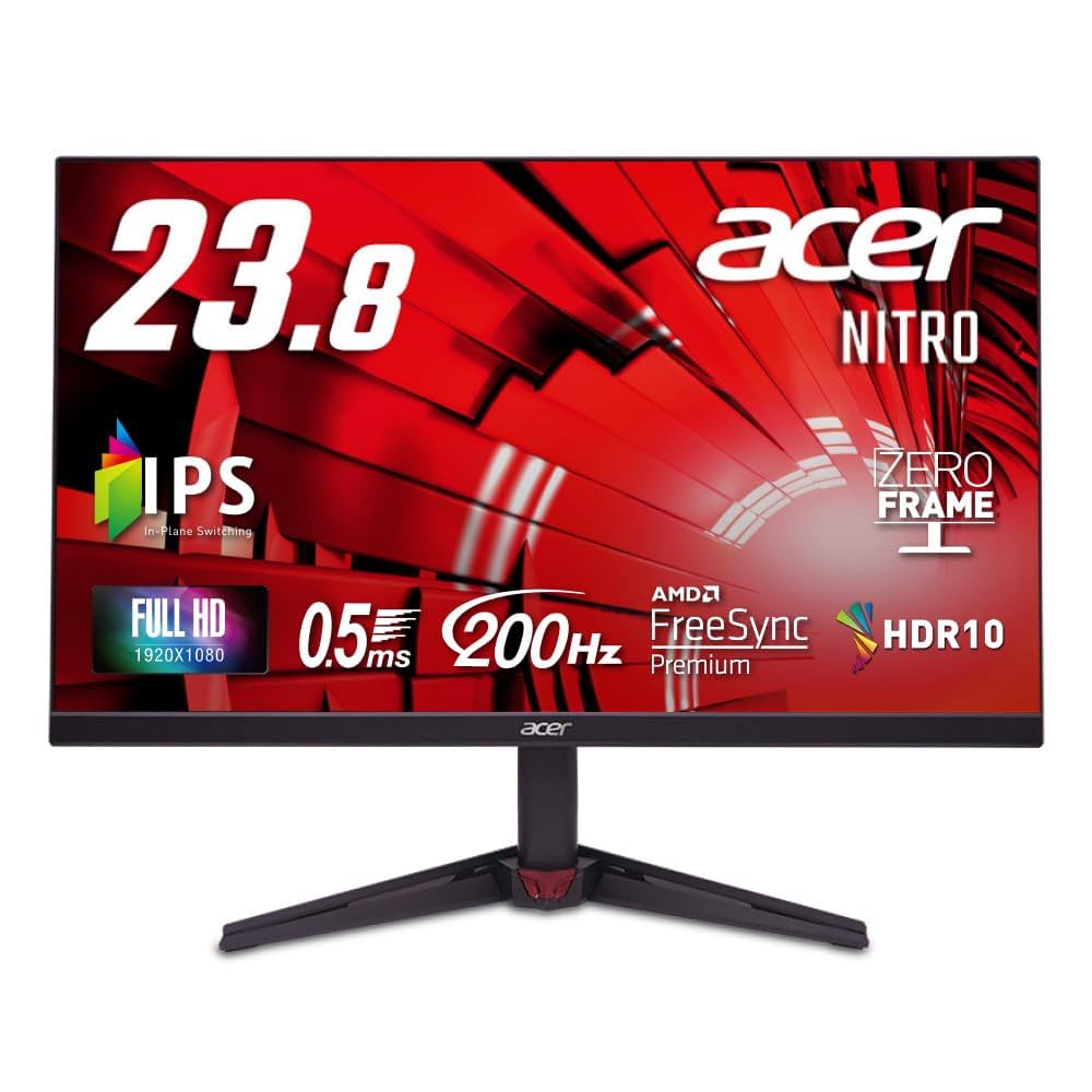 Acer 24.5インチ240hz,0.5msゲーミングチェアモニター Acer 24.5インチ