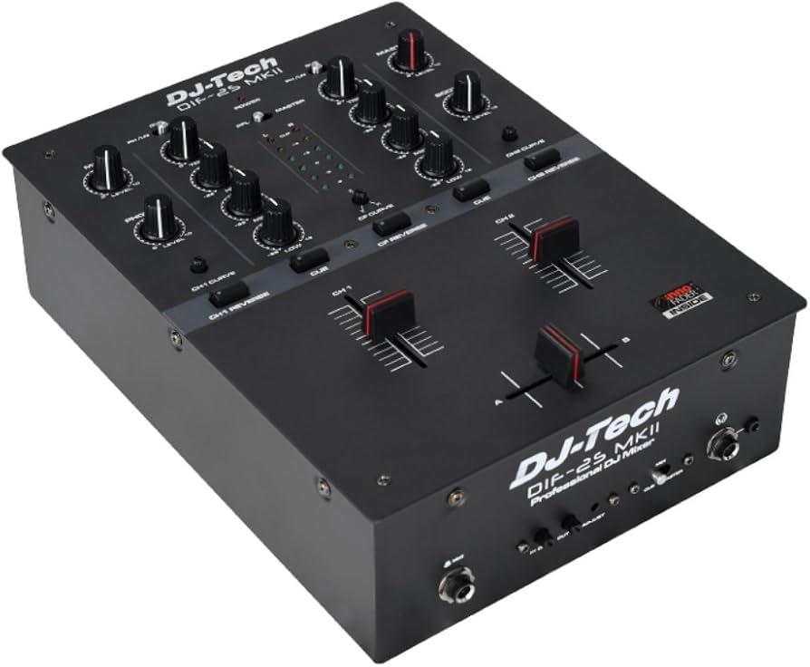 Amazon.com: DJ Tech DJTECH Top of The Line Scratch Mixer : Musical
