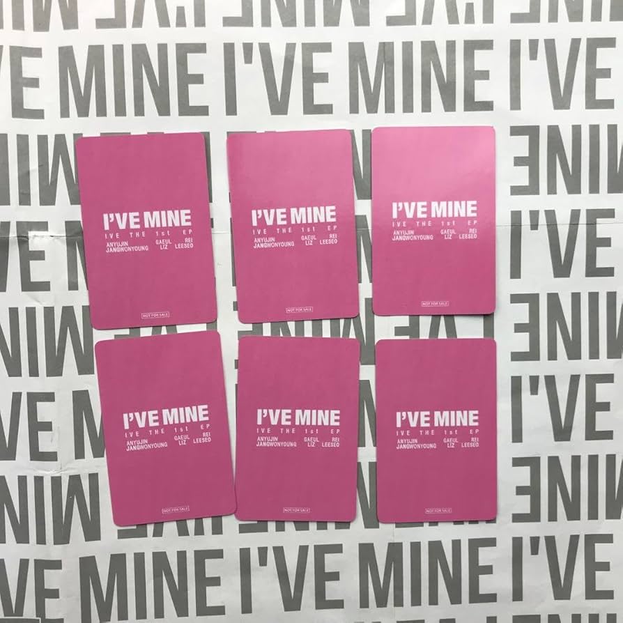 Amazon.co.jp: IVE I'VE特典 会場限定 大阪 2 8 mineトレカ6枚コンプ