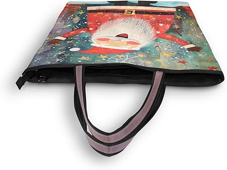 Amazon.com: ALAZA Oil Painting Santa Claus Merry Christmas Star