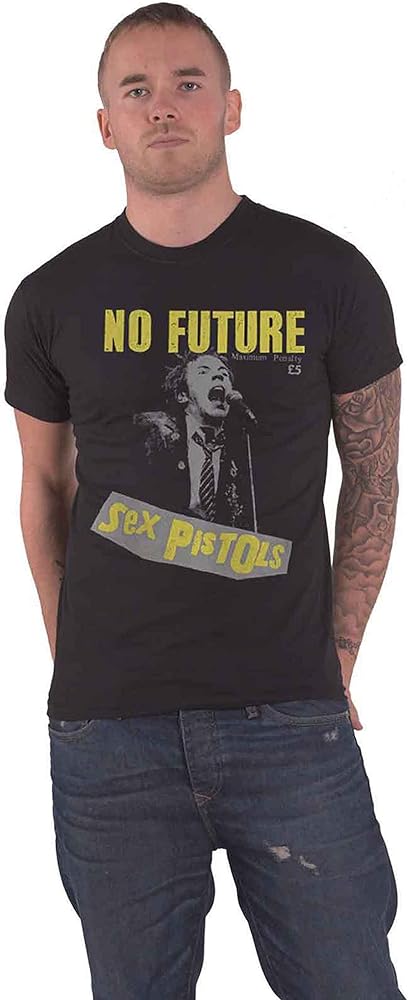 Amazon.com: The Sex Pistols T Shirt No Future Band Logo Official
