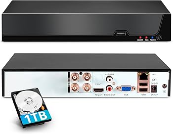 Amazon.com : 4 Channel DVR for Security Camera with 1TB Hard Drive