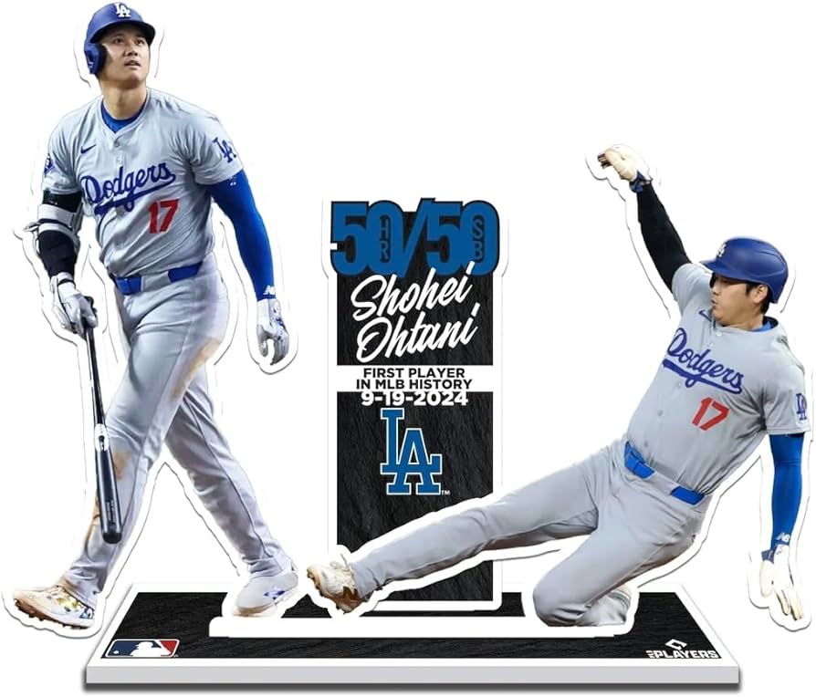 Amazon.co.jp: 大谷翔平 50/50 記念 プレイヤースタンド、ロサンゼルス