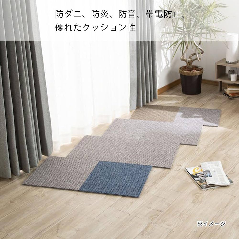 Amazon.co.jp: カインズ(CAINZ) 防ダニ・防炎・防音厚手タイル