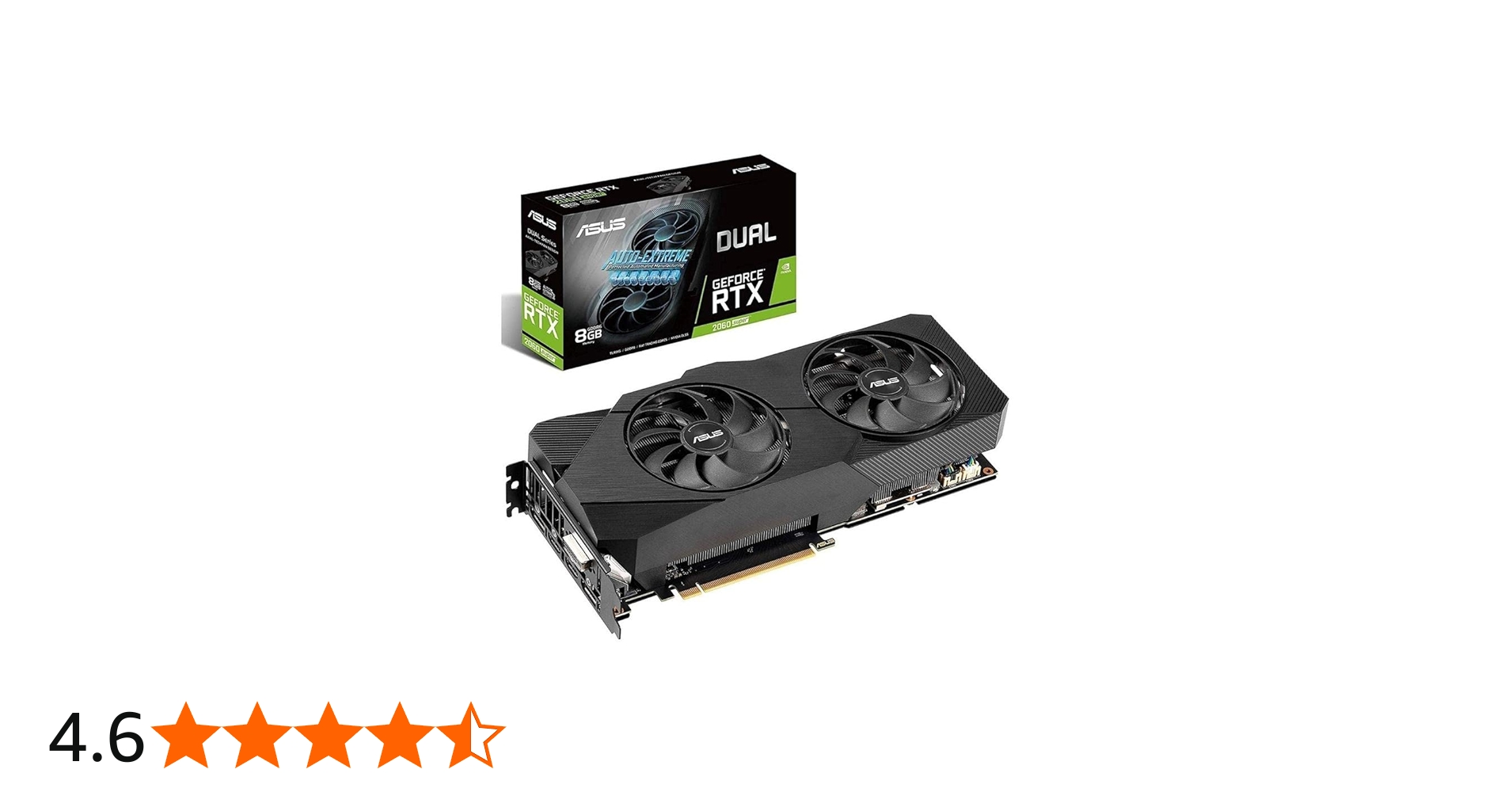Amazon | ASUS GeForce RTX 2060 Super 8G EVO GDDR6 デュアルファン