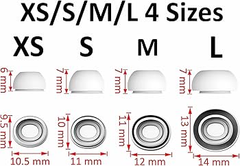 Amazon | A-Pcas AirPod Pro用イヤーピース 6ペア 「XSサイズ」 AirPod