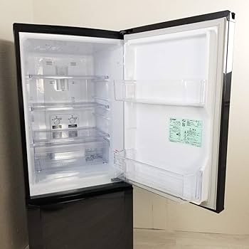 Amazon | 三菱 冷蔵庫 ボトム冷凍室 右開き 146L サファイアブラック