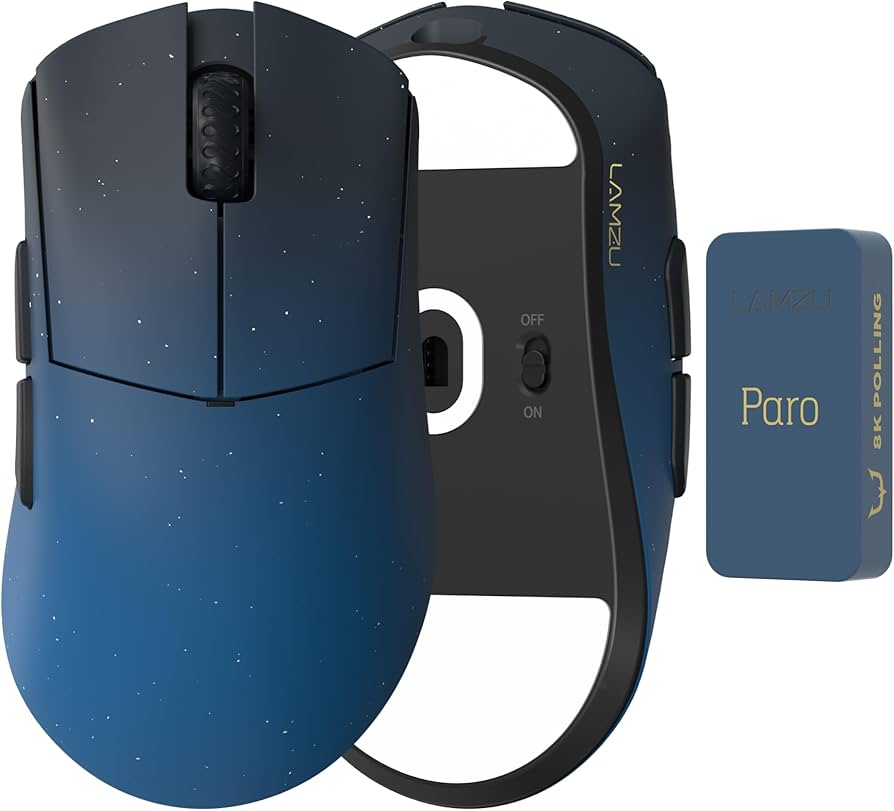Amazon | LAMZU PARO REJECTモデル【8Kドングル入り】ゲーミングマウス