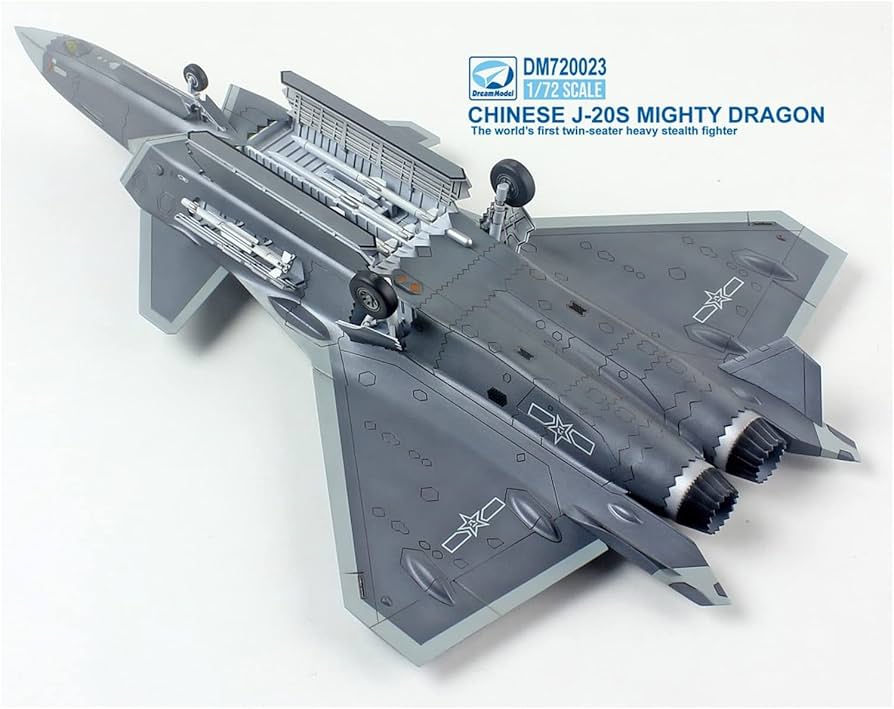 Amazon | ドリームモデル 1/72 J-20S 威龍 中国 ステルス複座戦闘機