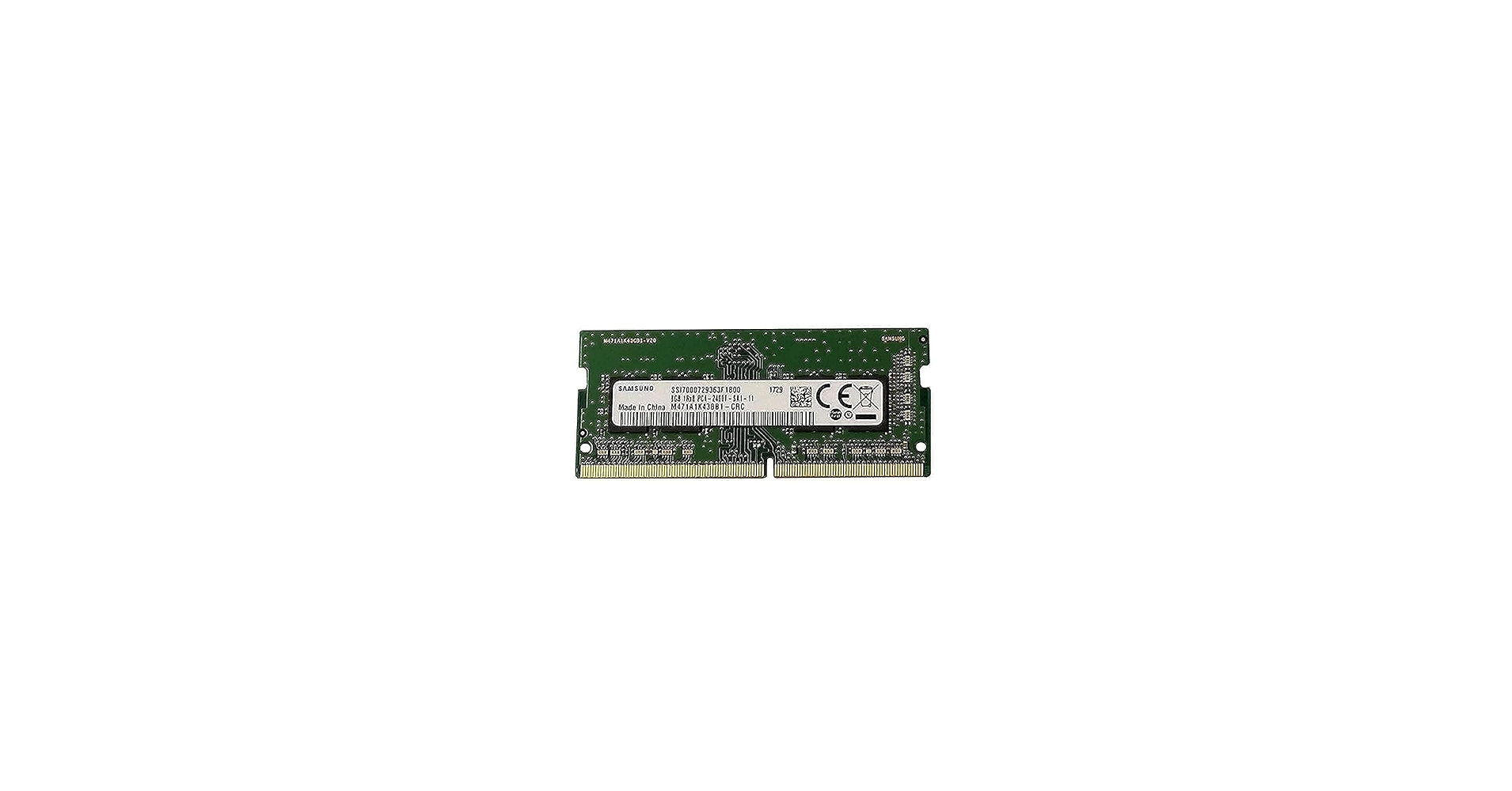 Samsung 8GB DDR4 PC4-19200, 2400MHz, 260 PIN SODIMM, 1Rx8 Single