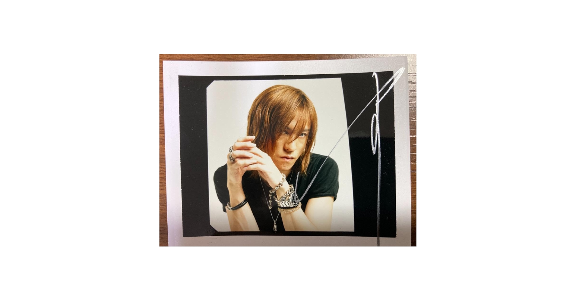 hideさん、SUGIZO さんの直筆サイン hideさん、SUGIZO さんの直筆