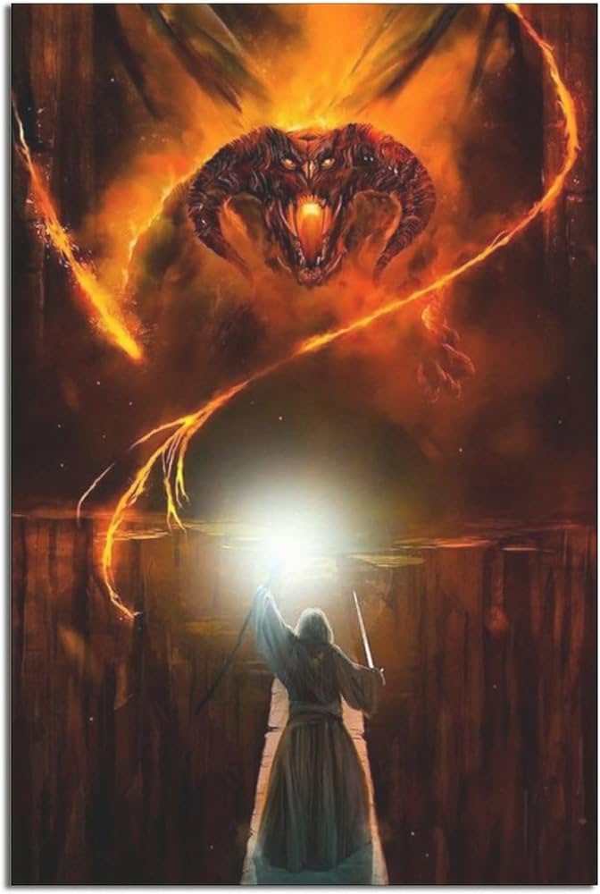 Amazon.co.jp: Hffancy ロード・オブ・ザ・リング ガンダルフ対