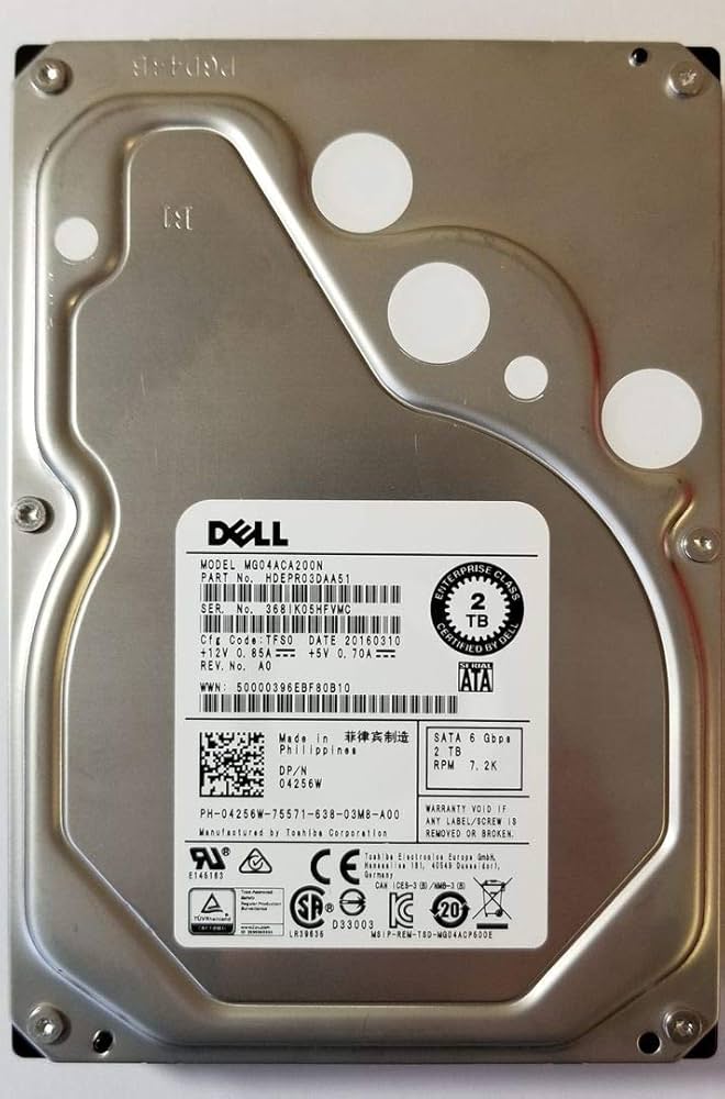 Amazon | 東芝 2TB HDD 7.2K RPM 3.5インチ 6Gb/s SATA ハードディスク