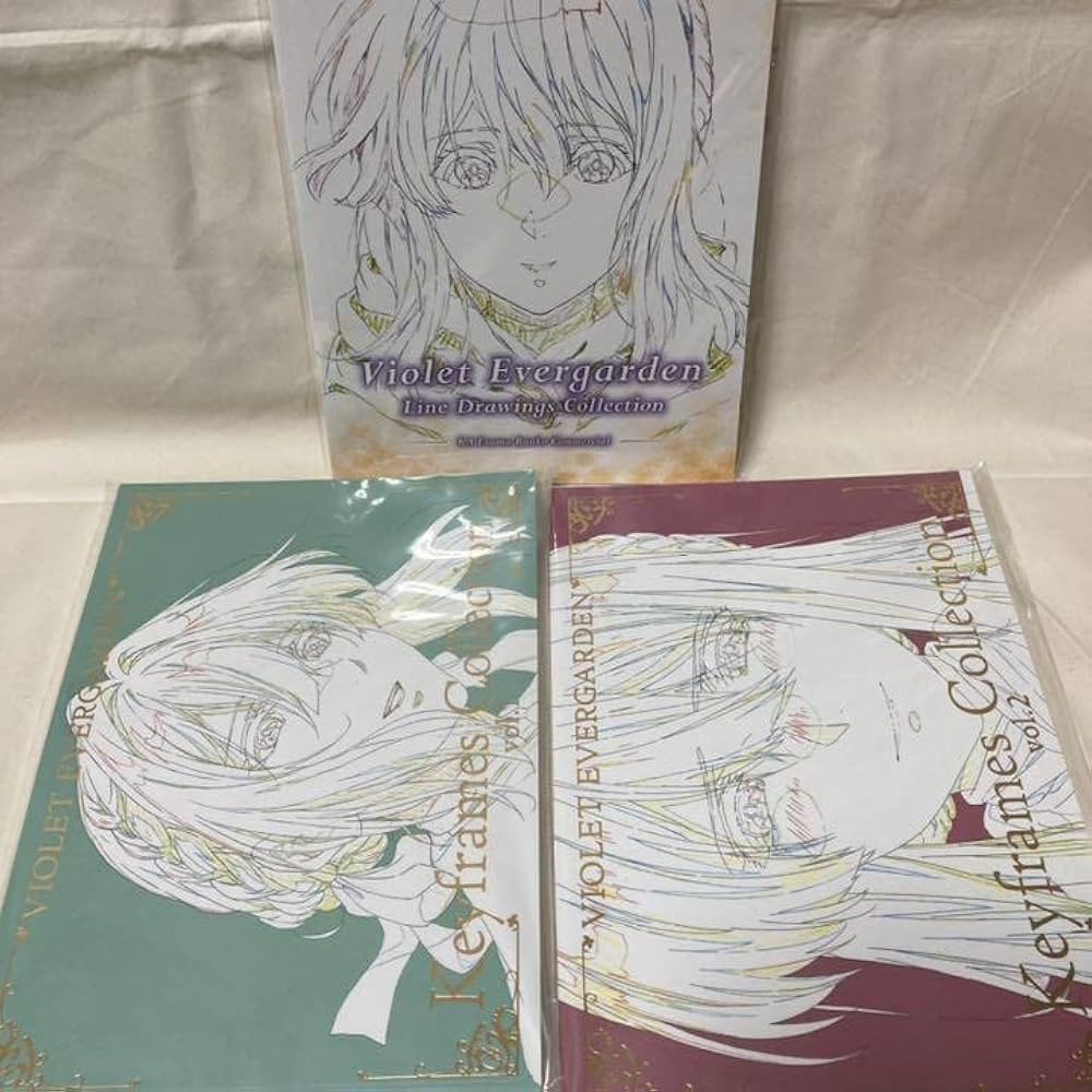Amazon.co.jp: ヴァイオレットエヴァーガーデン 原画集vol.1 vol.2 線