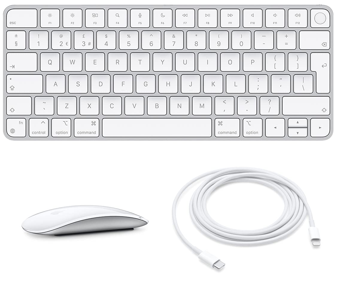 Apple Magic Keyboard and Mouse with Touch ID - British English