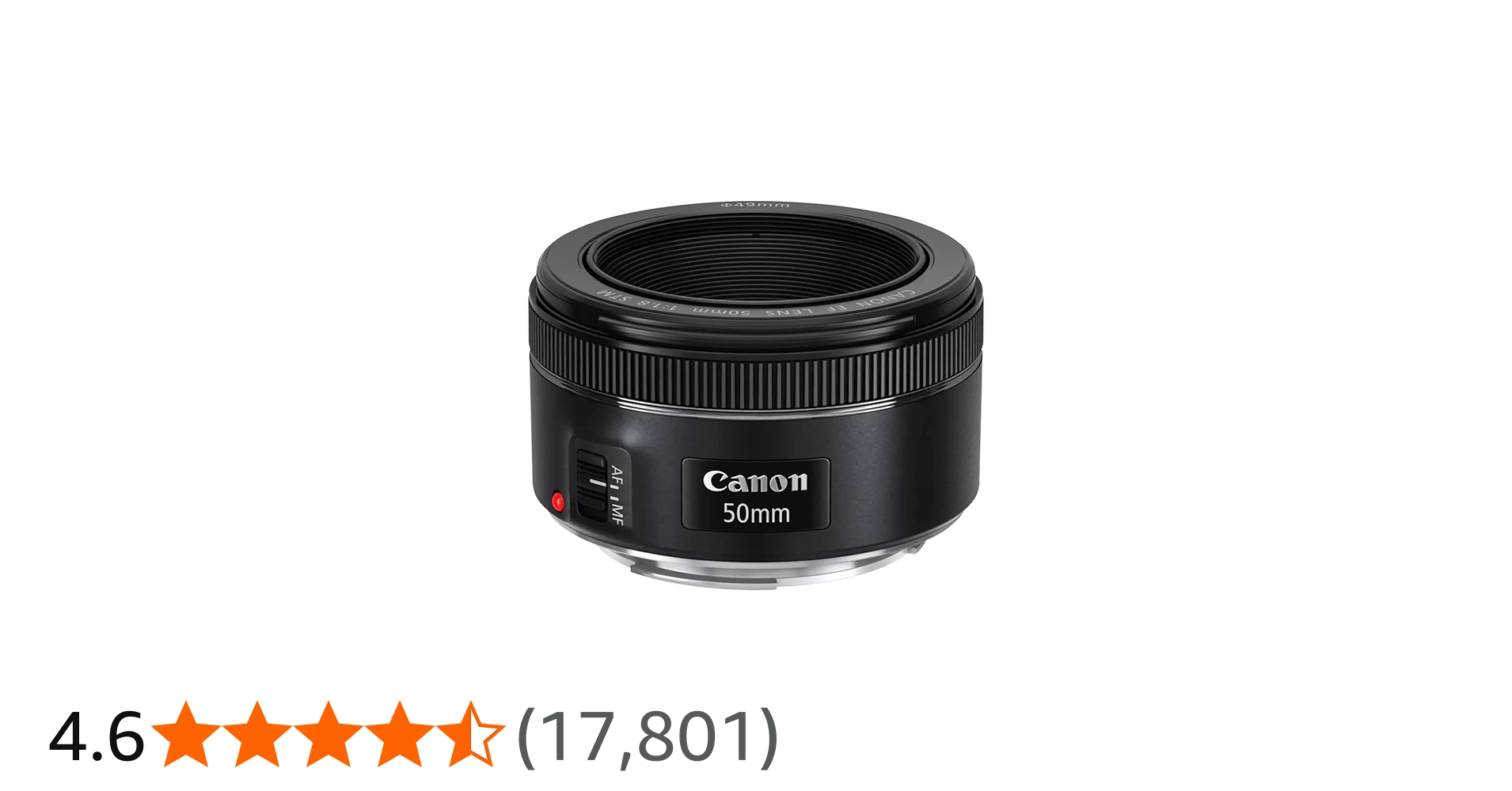 Amazon.co.jp: Canon 単焦点レンズ EF50mm F1.8 STM フルサイズ対応