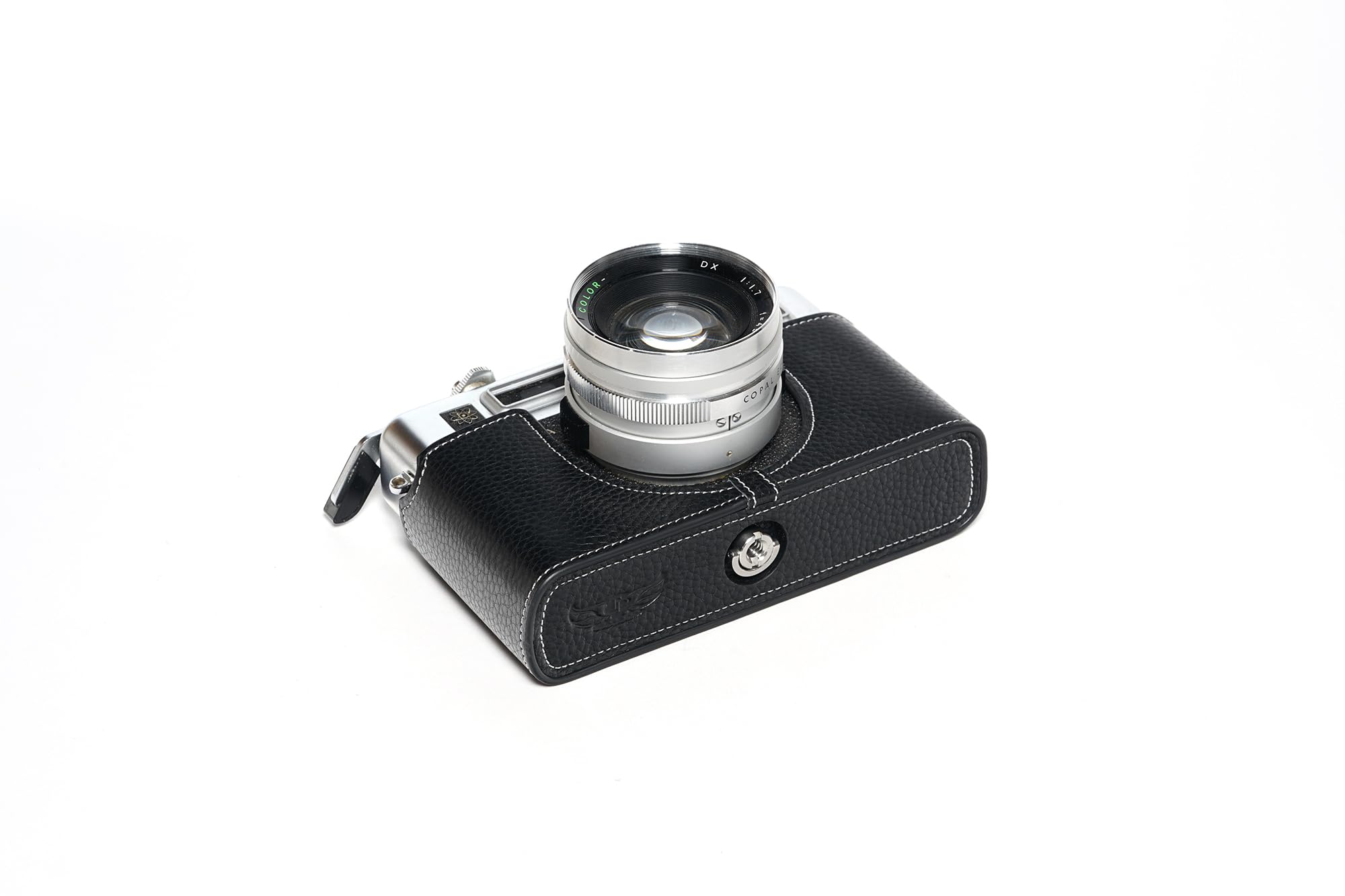 Amazon.com : Handmade Genuine Real Leather Half Camera Case Bag