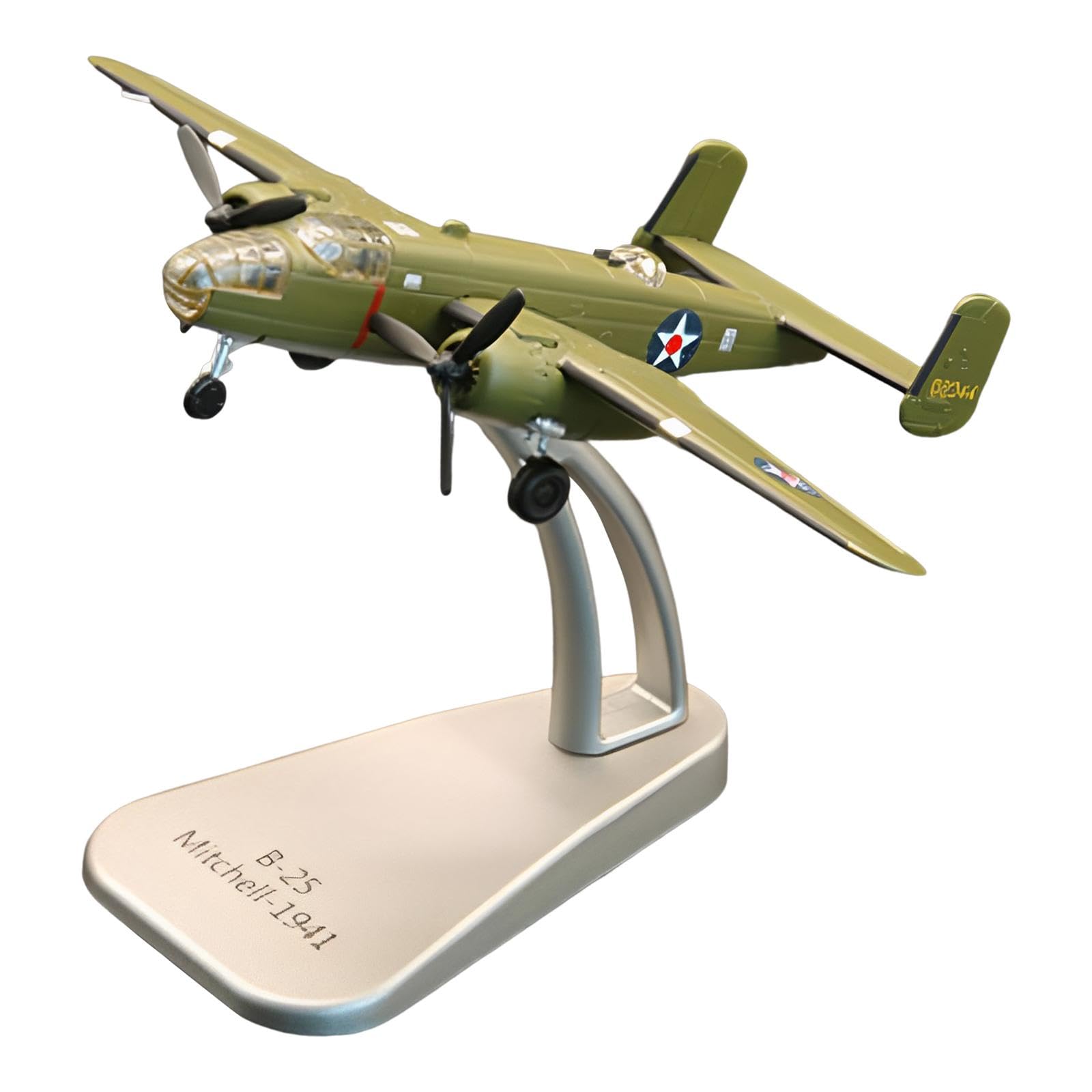 Amazon | 航空機モデル、B25 航空機モデル、1:144 B-25 戦闘機飛行機