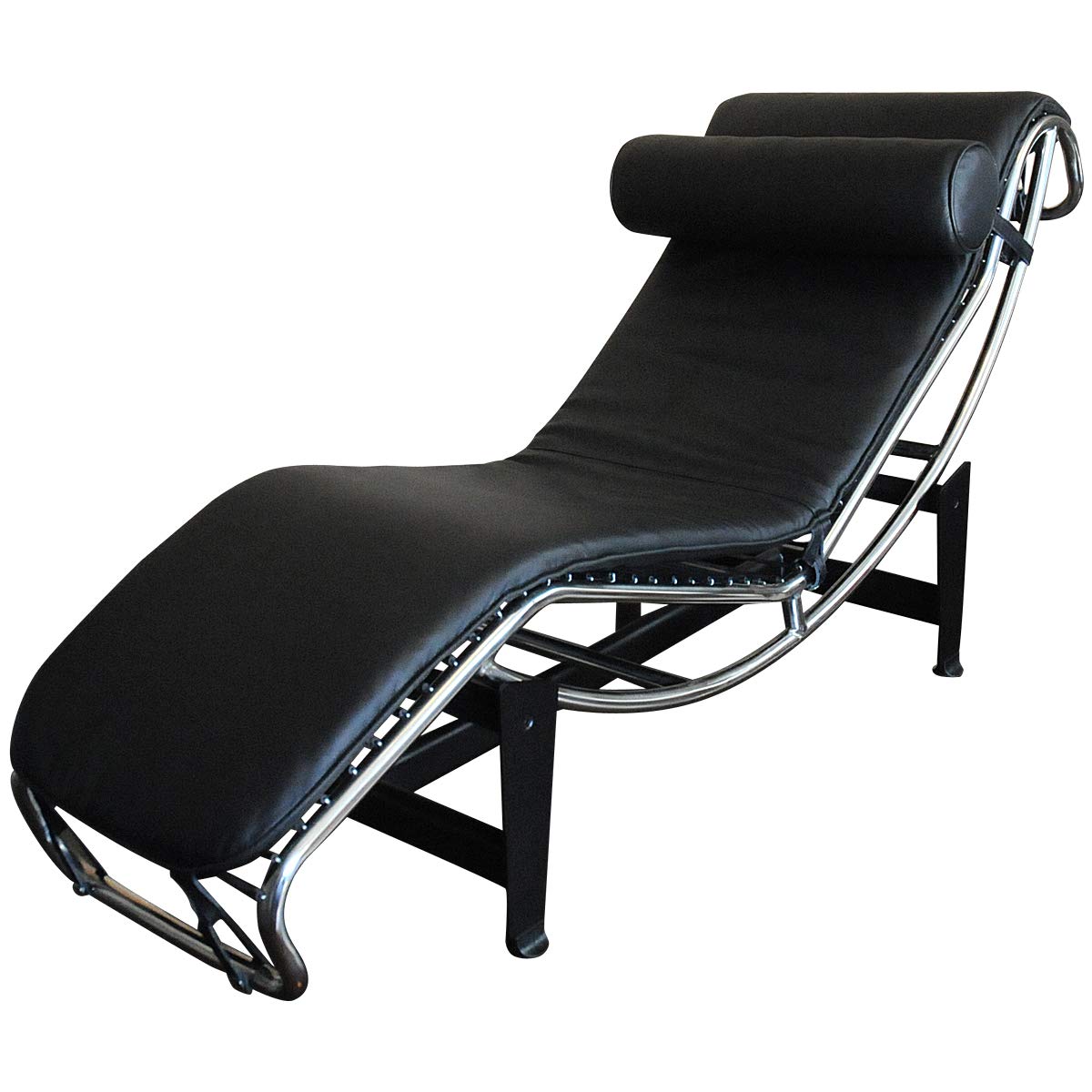 Amazon｜LC4 シェーズロング 本革仕様 色ブラック ルコルビジェによる