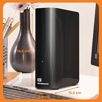 Amazon | Western Digital 10TB Elements デスクトップ外付けハード